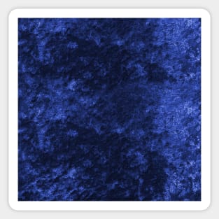 Royal blue navy velvet Sticker